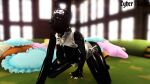 16:9 all_fours animal_mask clothing cybersaran drone dronesuit female final_fantasy final_fantasy_xiv footwear garlean hi_res high_heels humanoid latex latex_body latex_clothing latex_creature latex_skin latex_skinsuit living_latex mask obedient_drone_(cybersaran) pinup pose posing_for_the_viewer pup_mask shoes skinsuit solo square_enix tight_clothing widescreen