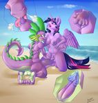  anthro anthrofied anus balls beach breasts breath cum dragon equine female fingering friendship_is_magic hellticket horn male mammal my_little_pony navel nipples nude penis pussy pussy_juice sea seaside spike_(mlp) spikes tongue twilight_sparkle_(mlp) water winged_unicorn wings 