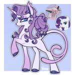1_horn 2026 3ggmilky artist_logo blue_eyes border closed_smile crossover digital_drawing_(artwork) digital_media_(artwork) eeveelution espeon eyelashes female female_feral feral forehead_gem friendship_is_magic fusion gem generation_2_pokemon gradient_tail hair hasbro hi_res hooves horn logo long_tail looking_back mouth_closed my_little_pony nintendo pokemon pokemon_(species) purple_background purple_body purple_eyelids purple_hair purple_hooves purple_horn purple_tail quadruped rarity_(mlp) reference_image side_view simple_background smile solo spiral_horn standing tail white_border