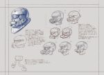  act_zaku commentary_request concept_art gundam gundam_msv hizack kou_(mechalog) lineart mecha mecha_focus mobile_suit mobile_suit_gundam monochrome no_humans original portrait realistic redesign robot science_fiction sketch titans_(gundam) zaku_ii zeon zeta_gundam 
