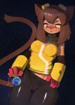 absurd_res anthro blush bodega brown earth felid female fur gameoverse giga glitch_productions hair hi_res kit_(disambiguation) kit_bodega macro mammal micro planet solo ti-suger 