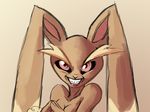  cleavage clothed clothing evil female hattonslayden lagomorph looking_at_viewer lopunny mammal nintendo pok&eacute;mon rabbit smile video_games 