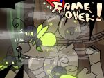  4:3 ambiguous_gender arthropod beetle big_breasts big_penis blinker_(jtlavaman) blush bodily_fluids bound breasts detachable detachable_limbs dripping dungeon_mauler elateroid firefly forest_background game_over gameplay_mechanics genital_fluids genitals group hart_(jtlavaman) herm herm/ambiguous huge_breasts huge_penis insect intersex intersex/ambiguous jtlavaman kiss_mark low_res machine musk musk_drunk oblivious penis precum precum_drip riding robot shocked size_difference steam sweat throb tied_to_tree 