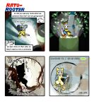  2026 ambiguous_gender anthro borzoi camera_view canid canine canis chainsaw comic cutting digital_drawing_(artwork) digital_media_(artwork) domestic_dog english_text eyewear flashlight gesture glasses group hand_gesture hazmat_suit hi_res hieronymusjohnson holding_chainsaw holding_object holding_power_tool holding_tool hunting_dog male mammal murid murine nordic_sled_dog onomatopoeia power_tool rat retti_(hieronymusjohnson) rodent roots samoyed sewer sighthound sound_effects speech_bubble spitz squeez_(hieronymusjohnson) standing text thumbs_up tools trio working 