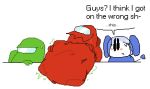  2025 4-bit abdominal_bulge ambiguous_gender ambiguous_pred among_us armless armor backpack belly big_belly big_ears biped black_eyes black_text bloated blue_bodysuit blue_clothing blue_skinsuit blue_spacesuit bodily_fluids bodysuit bubble_helmet chuchu_(chuchu_rocket) chuchu_rocket chuih closed_smile clothing crewmate_(among_us) dialogue digital_media_(artwork) drooling ellipsis english_description english_text fingers flat_colors fully_inside glistening glistening_armor glistening_headgear glistening_helmet green_bodysuit green_clothing green_skinsuit green_spacesuit grin group hand_on_belly hand_on_own_belly headgear helmet huge_belly humanoid humanoid_pred impostor_(among_us) innersloth interrupted_by_reaction interrupted_speech line_tail looking_aside looking_at_another looking_at_another's_belly looking_at_belly looking_down looking_down_at_another looking_down_at_another's_belly looking_down_at_belly mammal meatcanister monotone_background monotone_bodysuit monotone_skinsuit motion_lines mouse mouth_closed murid murine nervous open_mouth pixel_(artwork) pupils red_bodysuit red_clothing red_skinsuit red_spacesuit rodent rumbling_stomach saliva same_size_vore sega short simple_background skinsuit smile soft_vore space_helmet spacesuit star_pupils sweat sweatdrop tail tail_orb talking_to_another text thin_tail tight_clothing trio unseen_prey unusual_ears visor vore wavy_mouth wavy_smile white_background white_face white_pupils wide_eyed wide_grin wide_smile 