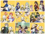  6+boys 6+girls 6tepe_v_v aether_(genshin_impact) ahoge aiming alhaitham_(genshin_impact) ancient_egyptian_clothes animal_ear_fluff animal_ears aqua_cape aqua_eyes aqua_hair arm_armor arms_behind_head arms_up back-to-back bare_shoulders belt beret black_belt black_bow black_bridal_gauntlets black_dress black_hair black_hakama black_headband black_shorts black_socks black_tank_top blonde_hair bloomers blue_cape blue_eyes blue_hair blue_hoodie blunt_ends bodysuit book boots border bow bow_(weapon) bracelet braid breasts bridal_gauntlets bright_pupils brown_belt brown_eyes brown_hair brown_shirt brown_shorts brown_thighhighs cake candace_(genshin_impact) candy cape clenched_hands closed_eyes closed_mouth clothes_around_waist collarbone collei_(genshin_impact) commentary covered_mouth cowboy_shot creature crop_top cross-shaped_pupils crossed_bangs cyno_(genshin_impact) dancing dark-skinned_female dark_skin dehya_(genshin_impact) detached_sleeves dori_(genshin_impact) double_bun dress earpiece earrings eyeshadow faruzan_(genshin_impact) feather_hair_ornament feathers feet_out_of_frame floating_cape floating_hair flower food fox_boy fox_ears fox_tail from_side genshin_impact gold_bracelet gold_earrings gold_ring gold_trim gradient_hair green_background green_cape green_eyes green_hair green_sleeves grey_hair hair_bun hair_ears hair_ornament hair_tubes hakama hakama_shorts half-closed_eyes halo hand_on_own_arm hand_on_own_chin hand_on_own_hip hand_on_own_knee hand_up hands_up hat hat_ornament headband headpiece heart heart_hair_ornament height_difference helmet holding holding_book holding_bow_(weapon) holding_brush holding_polearm holding_tray holding_weapon hood hoodie jackal_boy jackal_ears japanese_clothes jellyfish_cut jewelry kaveh_(genshin_impact) layla_(genshin_impact) leaf_hair_ornament leg_warmers long_hair long_sleeves looking_at_another looking_at_viewer looking_back looking_up low-braided_long_hair low-tied_long_hair low_ponytail lying makeup mechanical_halo medium_breasts medium_hair midriff missing_headwear multicolored_hair multiple_boys multiple_girls multiple_views mushroom nahida_(genshin_impact) neck_ring nilou_(breeze_of_sabaa)_(genshin_impact) nilou_(genshin_impact) official_alternate_costume official_alternate_hairstyle on_back one_eye_closed open_book open_clothes open_mouth open_shirt orange_cape own_hands_together paimon_(genshin_impact) pants pink-tinted_eyewear pink_hair pink_halo pointy_ears polearm ponytail puffy_long_sleeves puffy_sleeves purple_eyes purple_hair purple_hat purple_pants purple_veil red_cape red_eyes red_eyeshadow red_hair red_tank_top romper rope scaramouche_(genshin_impact) scarf sethos_(genshin_impact) shirt short_dress short_hair short_hair_with_long_locks short_sleeves shorts side_ponytail simple_background single_braid single_earring sitting sleeping sleeveless sleeveless_dress smile socks standing star_(symbol) star_hair_ornament streaked_hair symbol-shaped_pupils tail tan tank_top teeth thigh_strap thighhighs tighnari_(genshin_impact) tinted_eyewear tray twintails two-tone_hair two-tone_hoodie untranslatable_commentary upper_body veil wanderer_(genshin_impact) weapon white_bloomers white_bodysuit white_boots white_border white_dress white_hair white_hoodie white_leg_warmers white_pupils white_romper white_scarf white_shirt white_sleeves x_hair_ornament yellow-framed_eyewear yellow_background yellow_eyes yellow_flower 