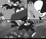  anthro balls bed big_balls big_penis bodily_fluids constricted_pupils dialogue duo eulipotyphlan european_hedgehog fangs fence flamez furniture genitals hedgehog hi_res huge_balls huge_penis jojo's_bizarre_adventure male mammal meme monochrome muscular muscular_male penis pupils sega shadow_the_hedgehog shocked small_pupils sonic_the_hedgehog sonic_the_hedgehog_(series) spikes stardust_crusaders sweat sweatdrop teeth text thick_thighs vein veiny_penis 