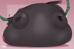 2025 3_toes 4_fingers anal anal_penetration anthro avian avian_feet balloonedbird beak belly big_belly bird black_beak black_body black_talons blush copyright_symbol corvid corvus_(genus) crow feathers feeding_tube feet fingers force_feeding forced head_tuft heart_symbol hi_res huge_belly hyper hyper_belly immobile lying male medical_instrument moobs morbidly_obese morbidly_obese_anthro morbidly_obese_male nipples non-mammal_nipples obese obese_anthro obese_male on_front oral oral_penetration oscine overweight overweight_anthro overweight_male passerine penetration pink_background scientific_instrument simple_background solo symbol tail tail_feathers toes tuba_(balloonedbird) tuft