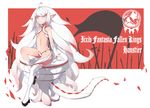  character_name copyright_name flat_chest haustier_(zhuyan) long_hair pixiv_fantasia pixiv_fantasia_fallen_kings sitting smile solo tail very_long_hair white_hair white_legwear zhuyan 