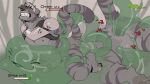 2026 ambiguous_gender ambiguous_penetrating ambiguous_penetrating_male anal anal_penetration anthro anthro_penetrated armor balls biped bodily_fluids breastplate clenched_teeth cum cum_in_goo damage_numbers digital_media_(artwork) domestic_cat duo erection felid feline felis gameplay_mechanics genital_fluids genitals goo_creature goo_tentacles gui headgear health_bar helmet hi_res humanoid_genitalia humanoid_penis level_difference level_number male male/ambiguous male_penetrated mammal no_swift pauldron penetration penis restrained restrained_by_goo restrained_by_tentacles sex slime_sex teeth tentacle_in_ass tentacle_penetration tentacles