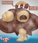 3_toes 4_fingers anthro avian bedroom_eyes belly big_breasts big_butt bird blue_eyes bodily_fluids breast_vore breasts brown_body butt chicken duo feet female female/female female_pred fingers forced galliform hi_res huge_breasts huge_butt hyper hyper_butt lagomorph leporid looking_at_another looking_down mammal musk musky_armpit musky_breasts musky_butt musky_feet narrowed_eyes nipple_fetish nipple_play nipple_vore nipples nude open_mouth phasianid rabbit raised_arm reign_(reignbowmaus) seductive smug smug_face sokoyo_owo speech_bubble standing sweat sweatdrop sweaty_breasts sweaty_butt sweaty_legs sweaty_thighs tail text toes unusual_vore unwilling_prey vore