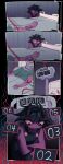 2026 anthro bed black_hair cardiac_monitor clothed clothing colored_sketch comic countdown demon duo facial_markings female fully_clothed furniture hair head_markings hellaverse helluva_boss hi_res horn hospital hospital_bed hospital_gown imp lizards0ck male male/female markings medical_instrument millie_(helluva_boss) moxxie_(helluva_boss) neck_brace number overalls red_body red_skin restricted_palette scientific_instrument shaded sitting sketch tattoo tear_(marking) thousand_yard_stare vein