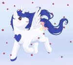 2020 accessory blue_background blue_mane blue_markings blush bow_ribbon brown_eyes colored digital_drawing_(artwork) digital_media_(artwork) english_description equid equine eyelashes fan_character feathered_wings feathers female female_feral feral flying food friendship_is_magic fruit full-length_portrait fur fur_markings furgonomics futurehooves happy hasbro heart_(marking) hi_res horn light lighting long_mane long_tail looking_up mammal mane markings my_little_pony mythological_creature mythological_equine mythology nude nude_female open_mouth open_smile pink_bow pink_tongue plant portrait princess princess_radiant_eclipse raspberry reachfarhigh ribbons royalty shaded simple_background smile solo tail tail_accessory tail_bow tail_ribbon teeth tongue unicorn_horn white_body white_fur white_horn white_wings winged_unicorn wings