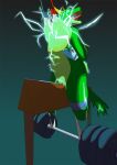 2026 absurd_res anthro areola aspen_(pyro_celiac) bdsm big_breasts blue_electricity blue_lighting bondage bound breast_torture breasts cel_shading claws clitoris dragon electric_shock electrostimulation english_description feet female forced forced_bondage genital_torture genitals gradient_background green_body green_claws green_eyes green_feet green_scales green_tail hands_tied hi_res horn legs_tied mythological_creature mythological_scalie mythology nude pain predicament_bondage pussy_torture pyro_celiac restraints scales scalie screaming sexual_torture shaded simple_background solo straddling submissive submissive_anthro submissive_female suffering tail tongue tongue_out torture under_boob weights wide_eyed wooden_horse_(device) yellow_horn