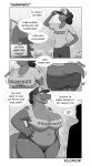 absurd_res alligator alligatorid anthro big_breasts big_butt bottomwear breast_expansion breasts butt butt_expansion cartoon_freckles clothing comic crocodilian daisy_dukes dark_body dark_skin denim denim_bottomwear denim_clothing denim_shorts expansion female freckled_face freckles greyscale growth hi_res hotpants human human_to_anthro koopacap mammal monochrome motion_lines overweight overweight_anthro overweight_female reptile scales scalie sharp_teeth shirt shorts solo species_transformation tail tail_growth teeth thick_thighs topwear torn_clothing torn_shirt torn_topwear transformation weight_gain