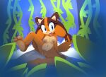anthro areola badger blue_eyes bodily_fluids breasts claws countershade_torso countershading ear_tuft eyelashes female genitals glistening glistening_breasts leaf mammal mustelid musteline navel nipples nude orange_body pawpads pigtails plant plump_labia pointy_ears pubes rock saliva sega signature sonic_boom sonic_the_hedgehog_(series) spread_legs spreading sticks_the_jungle_badger sunky-the-snooch teeth thick_eyelashes toe_claws tongue tongue_out tuft vines voyeur_pov vulva waterfall