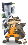  dangerfox gun male mammal raccoon ranged_weapon rocket_raccoon solo weapon 