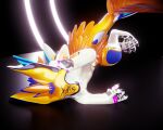 3d_(artwork) 4_ears anthro avali avian blender_(artwork) blender_cycles_(artwork) bound claws covering digital_media_(artwork) drone dronification duo encasement eyeless feathers glistening glistening_body goo_body goo_creature goo_transformation hi_res hypnosis kaan_avali kaanavali latex latex_body living_latex male male/male mind_alteration mind_break mind_control multi_ear null null_face nullification on_ground ray_(corbin_roscy) spiri'vali tail takeover transformation