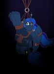  ! ? animated bdsm blue_eyes blush bondage bound brush caroo equine female friendship_is_magic fur hair hindpaw horn laugh mammal my_little_pony paws princess_luna_(mlp) purple_fur purple_hair solo suspension tickling winged_unicorn wings 