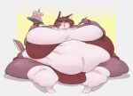 2025 anthro barefoot belly belly_overhang big_belly big_breasts big_cheeks bikini birthday birthday_cake black_bikini black_clothing black_hair black_swimwear blush bob_cut bracelet breasts cake candle canid canine canis chubby_cheeks clothed clothing dessert domestic_dog double_chin eating eating_food fat_legs fat_rolls feet female food front_view full-length_portrait hair hi_res holding_fork holding_object holding_plate huge_belly huge_breasts hyper hyper_belly hyper_breasts jewelry keij looking_at_viewer love_handles mammal morbidly_obese morbidly_obese_anthro morbidly_obese_female navel nipple_outline obese obese_anthro obese_female open_mouth open_smile overweight overweight_anthro overweight_female plate portrait sasha_(kafekafei) simple_background sitting smile solo swimwear tail two-piece_swimsuit