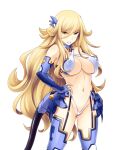  1girl angry armor ass_visible_through_thighs bare_shoulders bikini bikini_armor blonde_hair boots breasts cameltoe cleavage clenched_teeth covered_nipples criss-cross_halter elbow_gloves faulds fingerless_gloves game_asset garter_straps gloves hair_between_eyes halterneck hand_on_own_hip headgear highleg highleg_panties large_breasts large_variant_set linaria_fairhyde long_hair looking_at_viewer magical_girl mahou_shoujo_lucifer_ouka micro_panties navel nobushito non-web_source official_art panties parted_lips revealing_clothes scowl self-datamine simple_background solo swimsuit tachi-e tail teeth thigh_boots thighhighs thong transparent_background underboob underwear variant_set very_long_hair white_panties yellow_eyes 