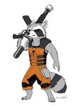  eclipsewolf gun male mammal raccoon ranged_weapon rocket_raccoon solo weapon 
