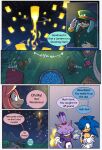 anthro blaze_the_cat canid canine canis clothing comic conductor's_wife_(sonic) conductor_(sonic) dialogue domestic_cat domestic_dog elemental_manipulation eulipotyphlan felid feline felis female fire fire_manipulation hair hedgehog hero hi_res lamp lantern laugh lua_ink male mammal night outside paper_lantern ponytail princess punch royalty sega smile sonic_the_hedgehog sonic_the_hedgehog_(series) speech_bubble text the_murder_of_sonic_the_hedgehog