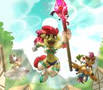  adventure anthro anthrofied apple_bloom_(mlp) atryl cloud cutie_mark_crusaders_(mlp) equine female friendship_is_magic horse lens_flare magic_user mammal my_little_pony polearm pony scootaloo_(mlp) staff sun sweetie_belle_(mlp) wings 