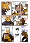  anthro canine cat comic dog drunk feline fox male mammal maririn phone pressure 