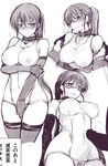  arms_behind_back bad_id bad_twitter_id blush breasts breath collar collarbone covered_navel covered_nipples covering covering_crotch dog_collar elbow_gloves gloves holding_arm kitagou_fumika large_breasts long_hair monochrome motion_lines nipples null_(nyanpyoun) open_mouth penis ponytail revealing_clothes school_swimsuit see-through simple_background sketch solo sweat swimsuit text_focus they_had_lots_of_sex_afterwards translated trembling upper_body very_long_hair white_background world_witches_series 