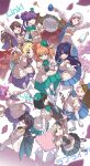  >:) 6+girls absurdres anyoji_hime aqua_eyes ascot black_ascot black_cape black_hair black_skirt black_vest blonde_hair blue_ascot blue_eyes blue_hair blue_sky blue_vest blunt_bangs blunt_ends bob_cut braid brown_hair cape ceras_yanagida_lilienfeld closed_mouth colored_inner_hair commentary copyright_name cropped_jacket diagonal_bangs english_commentary flower frilled_sleeves frills fujishima_megumi full_body gloves gradient_hair green_ascot green_eyes green_skirt green_vest grey_hair hair_bun hair_flower hair_ornament hana_sakeba_yume_kakeru headset highres hinoshita_kaho inverted_bob jacket kachimachi_kosuzu kanazawa_station katsuragi_izumi long_hair long_sleeves love_live! love_live!_hasu_no_sora_jogakuin_school_idol_club love_live!_hasu_no_sora_jogakuin_school_idol_club_bloom_garden_party medium_hair momose_ginko multicolored_hair multiple_girls murano_sayaka open_clothes open_jacket orange_hair osawa_rurino otomune_kozue pants pink_hair pleated_skirt ponytail puffy_short_sleeves puffy_sleeves purple_ascot purple_eyes purple_flower purple_hair purple_skirt purple_vest red_hair shirt short-sleeved_jacket short_hair short_sleeves side_braids side_ponytail sidelocks single_side_bun skirt sky smile star_(symbol) star_hair_ornament sunkeun twintails two_side_up under-elbow_gloves v-shaped_eyebrows vest virtual_youtuber white_background white_gloves white_jacket white_pants white_shirt yugiri_tsuzuri 