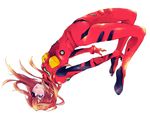  arms_behind_back bad_id bad_pixiv_id bangs blue_eyes bodysuit bracer breasts duct_tape evangelion:_3.0_you_can_(not)_redo eyepatch falling floating_hair from_side full_body gloves hair_between_eyes hair_ornament highres long_hair neon_genesis_evangelion number orange_hair pilot_suit plugsuit rebuild_of_evangelion revision shikinami_asuka_langley simple_background skinny small_breasts solo souryuu_asuka_langley turtleneck upside-down white_background zombie_neko 