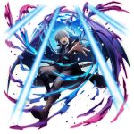  1other artist_request aura black_coat black_vest black_wings blue_hair boots brown_boots coat dark_aura demon_wings full_body fur-trimmed_collar fur_trim game_asset grand_summoners grey_pants grey_shirt hand_on_own_hip knee_boots long_hair long_sleeves looking_at_viewer magic official_art open_clothes open_coat open_mouth pants rimuru_tempest scabbard sheath sheathed shirt short_sleeves simple_background smile solo straight_hair teeth tensei_shitara_slime_datta_ken tongue transparent_background upper_teeth_only v-shaped_eyebrows vest wide_mouth wings yellow_eyes yellow_trim 