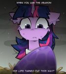 bodily_fluids close-up duo egg equid equine female feral friendship_is_magic hasbro horn inner_ear_fluff lerkfruitbat mammal my_little_pony mythological_creature mythological_equine mythology nest spike_(mlp) sweat sweatdrop tears tuft twilight_sparkle_(mlp) unicorn
