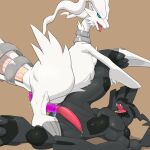 1:1 2023 anal anal_penetration animal_genitalia animal_penis apc_(artist) biped bipedal_feral black_body blue_eyes bodily_fluids brown_background cel_shading digital_drawing_(artwork) digital_media_(artwork) dildo dildo_in_ass dildo_insertion dominant dominant_female double_dildo duo female female_feral female_penetrating female_penetrating_male feral feral_on_feral feral_penetrated feral_penetrating feral_penetrating_feral fur generation_5_pokemon genital_fluids genitals glistening glistening_body half-closed_eyes japanese_description legendary_pokemon looking_at_another looking_at_partner looking_pleasured male male/female male_feral male_penetrated monotone_body monotone_fur multicolored_body narrowed_eyes nintendo nubbed_dildo object_in_ass one_leg_up open_mouth pegging penetration penis pokemon pokemon_(species) precum raised_leg red_eyes reshiram sex sex_toy sex_toy_in_ass sex_toy_insertion shaded sharp_teeth side_view simple_background tapering_penis teeth tongue tongue_out toying_partner two_tone_body white_body white_fur zekrom