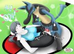 animal_genitalia animal_penis anthro anthro_penetrating anthro_penetrating_human athletic athletic_human canid canine canine_genitalia canine_penis clothed clothed_sex clothing duo female female_human female_penetrated flexible generation_4_pokemon genitals hi_res human human_on_anthro human_penetrated interspecies knot lucario male male/female male_anthro male_penetrating male_penetrating_female mammal nintendo orgasm_face penetration penis pokemon pokemon_(species) pokephilia redradrebel sex vulva wii_fit wii_fit_trainer