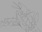 2d_animation 4:3 anal anal_penetration animated animated_gif antennae_(anatomy) anthro anthro_on_feral anthro_penetrated apc_(artist) bestiality biped black_and_grey cowgirl_position deep_penetration digital_drawing_(artwork) digital_media_(artwork) duo eyes_closed feral feral_penetrating feral_penetrating_anthro feral_penetrating_male frame_by_frame from_front_position generation_5_pokemon japanese_description larger_feral larger_male leavanny looking_at_another looking_at_partner lying male male/male male_anthro male_feral male_on_anthro male_on_feral male_penetrated male_penetrating male_penetrating_anthro male_penetrating_male monochrome nintendo on_back on_bottom on_top open_mouth penetration penile penile_penetration penis_in_ass plantigrade pokemon pokemon_(species) power_bottom quadruped scolipede sex short_playtime size_difference slim slim_anthro slim_male smaller_anthro smaller_male smaller_on_top smaller_penetrated three-quarter_view
