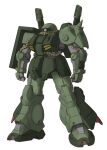  cable commentary_request gundam hizack mecha mecha_focus mobile_suit no_humans obed one-eyed_mecha robot science_fiction shield shoulder_spikes spikes titans_(gundam) white_background zeta_gundam 