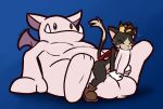 anthro anthro_on_anthro anthro_penetrated anthro_penetrating anthro_penetrating_anthro balls big_balls big_penis black_body black_fur bodily_fluids brown_clothing brown_footwear brown_shoes cait_sith_(ff7) cape claws clothing crown dipstick_tail domestic_cat duo erection eyes_closed felid feline felis fellatio final_fantasy final_fantasy_vii footwear fur genitals gloves grey_body grey_fur handjob handwear headgear huge_balls huge_penis larger_anthro larger_male long_fangs male male/male male_penetrated male_penetrating male_penetrating_male mammal markings moogle mostly_nude nude oral overweight overweight_anthro overweight_male penetration penile penis pink_penis purple_inner_ear purple_wings red_cape red_clothing saliva sex shoes size_difference smaller_anthro smaller_male smaller_penetrated square_enix tail tail_markings tail_tuft tight_fit tuft ultilix white_balls white_clothing white_gloves white_handwear white_penis wing_claws wings