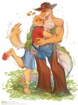 5_fingers abs altkir anthro anthro_on_anthro biceps bird_dog blue_eyes blush candy canid canine canis chain chibi claws clothed clothing cowboy cowboy_hat cowboy_outfit crocodile crocodilian deltoids dessert domestic_dog duo duo_focus electronics fingers flower fluffy fluffy_tail food food_creature forearm_muscles fur glitch_productions glowing golden_retriever good_boy grass green_body group gummigoo_(tadc) gummy_(food) gummy_creature hair hand_on_hip hat headgear headgear_only headphones headwear heart_symbol hi_res hug hunting_dog interspecies keychain larger_male legs_up living_candy looking_pleasured love male male/male mammal muscular muscular_anthro muscular_male pawpads paws pecs plant raised_leg red_clothing red_shirt red_t-shirt red_topwear reptile retriever romantic scalie scratch_(tadc) shirt simple_background size_difference smaller_male smile solo star t-shirt tail teeth text the_amazing_digital_circus topwear yellow_body yellow_fur