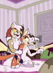 absurd_res anthro banana blue_eyes candy canid canine caramel_(disambiguation) caramel_sauce caramel_syrup cherry chocolate chocolate_ice_cream chocolate_sauce chocolate_syrup clothing cuddling dessert digital_media_(artwork) disney door duo eyebrows fan_character felid food food_fetish food_fight food_on_face food_play fox frosting fruit fur green_eyes hair hand_on_head hi_res holding_food holding_object ice_cream legume lights lion looking_at_another male mammal messy mint_ice_cream nick_wilde nut_(fruit) open_mouth orange_body orange_fur pantherine pastry peanut_(food) plant red_hair sebaku smile smiling_at_another smiling_at_partner strawberry_ice_cream syrup tail thick_eyebrows tongue underwear vanilla_ice_cream wam zootopia