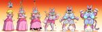 alternate_species armor armwear big_breasts blonde_hair blue_eyes breast_expansion breasts cable claws clothed clothing collar colored crown dress elbow_gloves expansion eyes_closed felid feline felis female footwear gem gesture gloves grepstrash hair handwear happy headgear helmet hi_res high_heels long_hair machine mammal mario_bros motion_lines nintendo open_mouth pose power-up princess_peach robot robotization shoes species_transformation surprised tail thick_thighs thigh_expansion topless torn_clothing transformation waving waving_hand whiskers