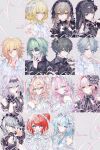  4boys 6+girls aglaea_(honkai:_star_rail) anaxa_(honkai:_star_rail) aqua_eyes aqua_hair black_dress black_eyes black_hair black_hairband black_headdress black_jacket black_nails black_ribbon black_shirt blonde_hair blue_eyes breasts brown_hair castorice_(honkai:_star_rail) cipher_(honkai:_star_rail) closed_mouth commentary_request cross-shaped_pupils dan_heng_(honkai:_star_rail) dan_heng_(permansor_terrae)_(honkai:_star_rail) dragon_horns dress evernight_(honkai:_star_rail) eyepatch facial_mark grey_hair hair_ornament hairband honkai:_star_rail honkai_(series) horns hyacine_(honkai:_star_rail) hysilens_(honkai:_star_rail) jacket kkopoli korean_commentary long_sleeves march_7th_(honkai:_star_rail) medium_hair multiple_boys multiple_girls mydei_(honkai:_star_rail) neck_tattoo open_mouth orange_hair phainon_(honkai:_star_rail) pink_hair pointy_ears purple_eyes purple_hair red_eyes red_hair ribbon shirt short_hair smile stelle_(honkai:_star_rail) symbol-shaped_pupils tattoo teeth trailblazer_(honkai:_star_rail) tribbie_(honkai:_star_rail) white_dress white_headdress white_ribbon white_shirt yellow_eyes 