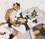 2022 5_fingers absurd_res african_wild_dog anal anal_fluids anal_penetration anthro anthro_on_anthro anthro_penetrated anthro_penetrating anthro_penetrating_anthro anus armwear athletic athletic_anthro athletic_male balls bed biped black_clothing black_ears black_hair black_nose blush bodily_fluids breath brown_balls brown_hair brown_pubes canid canine cheek_tuft cheetah close-up clothing collar collar_tag countershade_fur countershade_torso countershading crotch_tuft cutaway digital_drawing_(artwork) digital_media_(artwork) dipstick_tail directed_motion_outline elbow_gloves erection eyewear facial_tuft felid feline fingers flat_colors full-length_portrait fur fur_markings furniture genital_fluids genitals glans glasses gloves green_eyes grey_background hair hands_on_legs handwear hi_res humanoid_genitalia humanoid_penis inner_ear_fluff leaking_precum leg_grab legwear looking_at_another looking_at_partner looking_pleasured lying maid_uniform male male/male male_penetrated male_penetrating male_penetrating_male mammal markings motion_lines multicolored_body nipples on_back on_bed open_mouth orange_body orange_ears orange_fur orange_sclera orange_tail pecs penetration penile penile_penetration penis penis_in_ass pillow pink_nose pink_penis portrait precum pubes raised_leg rectangular_glasses roland_(wildpaws2048) round_ears sex showing_teeth simple_background smirking_at_partner spots spotted_body spotted_fur spotted_markings spotted_tail standing standing_sex stockings strayserval table_lotus_position tail tail_markings tan_balls tan_body tan_fur tan_tail_tip thigh_highs three-quarter_view tuft uniform unnamed_character_(mawrshie) white_armwear white_clothing white_elbow_gloves white_gloves white_handwear white_inner_ear white_inner_ear_fluff white_legwear white_stockings white_thigh_highs yellow_body yellow_fur