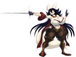 absurd_res animal_humanoid anthro anthrofied big_breasts breasts canid canid_humanoid canine canine_humanoid cleavage clothed clothing curvy_figure doctor_awesome female fencer fencing fencing_foil fencing_sword fox fox_humanoid fully_clothed hair hi_res humanoid long_hair longsword mammal mammal_humanoid melee_weapon sword thick_thighs weapon wide_hips