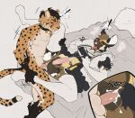 2022 5_fingers absurd_res african_wild_dog anal anal_fluids anal_orgasm anal_penetration anthro anthro_on_anthro anthro_penetrated anthro_penetrating anthro_penetrating_anthro anus armwear athletic athletic_anthro athletic_male balls bed biped black_clothing black_ears black_hair black_nose blush bodily_fluids breath brown_balls brown_hair brown_pubes canid canine cheek_tuft cheetah close-up clothing collar collar_tag countershade_fur countershade_torso countershading crotch_tuft cum cum_in_ass cum_inside cutaway digital_drawing_(artwork) digital_media_(artwork) dipstick_tail directed_motion_outline ejaculation elbow_gloves emanata erection exclamation_point eyes_closed eyewear facial_tuft felid feline fingers flash_emanata flat_colors fucked_silly full-length_portrait fur fur_markings furniture genital_fluids genitals glans glasses gloves grey_background hair hands-free hands_on_legs handwear hi_res humanoid_genitalia humanoid_penis inner_ear_fluff leaking_precum leg_grab legwear looking_pleasured lying maid_uniform male male/male male_penetrated male_penetrating male_penetrating_male mammal markings motion_lines multicolored_body nipples on_back on_bed open_mouth orange_body orange_ears orange_fur orange_tail orgasm orgasm_face pecs penetration penile penile_penetration penis penis_in_ass pillow pink_nose pink_penis portrait precum pubes raised_leg rectangular_glasses roland_(wildpaws2048) round_ears sex showing_teeth simple_background spots spotted_body spotted_fur spotted_markings spotted_tail standing standing_sex stockings strayserval table_lotus_position tail tail_markings tan_balls tan_body tan_fur tan_tail_tip thigh_highs three-quarter_view tongue tongue_out tuft uniform unnamed_character_(mawrshie) white_armwear white_clothing white_elbow_gloves white_gloves white_handwear white_inner_ear white_inner_ear_fluff white_legwear white_stockings white_thigh_highs yellow_body yellow_fur