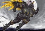 absurd_res anthro big_breasts black_body black_nipples breasts equid equine feathered_wings feathers female hair herm_(lore) hi_res hooves horn horse huge_breasts huge_filesize hyper hyper_breasts looking_at_viewer mammal markings moon muscular muscular_anthro muscular_female mythological_creature mythological_equine mythology nipples olexa_vrane ponytail running sky solo takizakiiiarts unicorn unicorn_horn white_hair winged_unicorn wings yellow_eyes