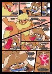 absurd_res anal animal_genitalia animal_penis anus balls barking bdsm blue_eyes bodily_fluids canine_genitalia canine_penis collar comic cum cum_in_ass cum_inside duo eevee eeveelution face_fucking feral flareon generation_1_pokemon genital_fluids genitals hi_res irrumatio kiss_on_penis kissing knot leash leash_pull leashed_collar male male/male nintendo oral penile penis penis_in_mouth penis_on_face petplay pokemon pokemon_(species) precum red_eyes roleplay scar sex smug_face smug_grin speech_bubble sucking suta-star text