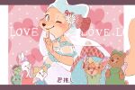  >_< 2girls 3boys =_= absurdres alternate_costume animal_ears animal_nose armlet arms_up back_bow bare_shoulders bear_boy bear_ears bear_tail blue_shirt blue_skirt blush body_fur bow bracelet breasts brown_fur brown_hat buttons chibi chibi_inset child closed_eyes closed_mouth commentary_request daisy_(flower) detached_collar dress ear_bow english_text fake_screenshot finger_to_mouth flower flower_ring fox_boy fox_ears fox_girl fox_tail from_side furry furry_female furry_male getsuyoubi_no_yuuutsu_(honeyworks) glasses glowstick green_eyes green_hat green_tunic hand_up hands_up happy hat hat_feather heart heart-shaped_eyewear heart_background highres holding holding_glowstick honeyworks index_finger_raised interlocked_fingers jewelry leaning_forward letterboxed little_john_(disney) looking_at_viewer maid_marian_(disney) meme_(penpengusa_no_meme) mixed-language_text multicolored_shirt multiple_boys multiple_girls nose_blush off-shoulder_shirt off_shoulder one_eye_closed open_mouth orange_fur outline outstretched_arms own_hands_together pink_background plaid_bow purple_bow rabbit_ears rabbit_girl red_bow red_dress ring robin_hood_(disney_character) see-through_clothes see-through_sleeves see-through_veil shirt shirt_tucked_in short_sleeves short_tail shushing sis_(disney) skippy_(disney) skirt small_breasts smile snout standing subtitled tail text_background toby_turtle translation_request tunic turtle_boy two-tone_fur two-tone_shirt u_u veil white_flower white_fur white_outline white_veil yellow_hat 