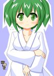  breasts bucket green_eyes green_hair kisume kurodani_yamame large_breasts multiple_girls touhou twintails urushi 